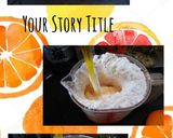 みかんヨーグルトケーキ(簡単)カップ編作り方3写真