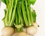 カブと鶏肉の薩摩芋グリーンポタージュ作り方1写真