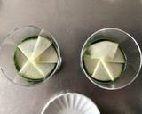生スピルリナとりんごの2層スムージー作り方5写真
