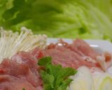レタスと豚肩ロースのヘルシーしゃぶしゃぶ作り方1写真