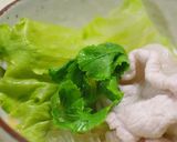レタスと豚肩ロースのヘルシーしゃぶしゃぶ作り方4写真