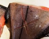 我が家の子持ちカレイの煮付け作り方1写真