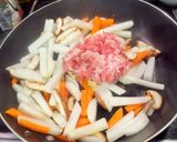 大根と豚肉のジューシー風炊き込みご飯作り方4写真