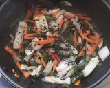 簡単ヘルシー☆のこり野菜を使ったひじき煮作り方7写真