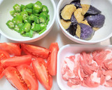 簡単◎トマトと揚げナスに卵のトロトロ炒め作り方1写真
