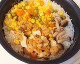 楽チン☆炊飯器でシーフードピラフ作り方3写真