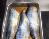 簡単　さっぱりサバマヨ焼き作り方1写真