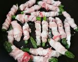 お弁当★アスパラ豚バラ巻き★お酢で日持ち作り方1写真