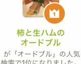 柿と生ハムのオードブル作り方7写真