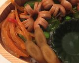お花ウィンナー クリスマス弁当作り方5写真