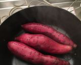 ストゥブで焼き芋作り方1写真
