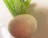 カブと鶏肉の薩摩芋グリーンポタージュ作り方3写真
