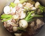 カブと鶏肉の薩摩芋グリーンポタージュ作り方7写真