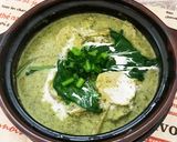カブと鶏肉の薩摩芋グリーンポタージュ作り方15写真