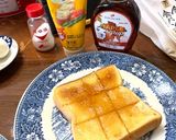たっぷりのメープルシロップで頂くトースト作り方2写真