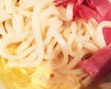レンジでチンだけ簡単カルボナーラうどん作り方3写真