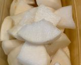 レンジで簡単！大根とじゃがいもの甘辛煮作り方2写真