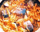 土鍋de炊き込みご飯*冬 炊飯器もok!作り方3写真
