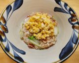 白菜とベーコンに卵の炒飯◎簡単です作り方4写真