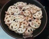 10分で簡単!れんこんのカレーそぼろ作り方2写真