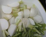 レンジで♪かぶのそぼろ餡かけ作り方3写真