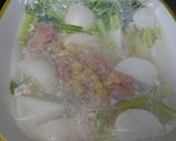 レンジで♪かぶのそぼろ餡かけ作り方4写真