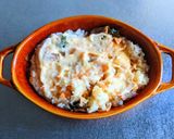 豚キムチ味噌マヨ巣ごもりドリア作り方4写真