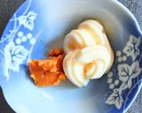 豚キムチ味噌マヨ巣ごもりドリア作り方1写真