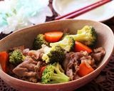 牛肉とブロッコリーのオイスターソース炒め作り方5写真