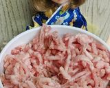 リカちゃん♡春菊ひき肉揚げ挟み(鍋具に)作り方4写真
