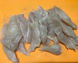 セロリと鶏むね肉の香味豆板醤炒め作り方2写真