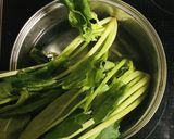 ほうれん草の粒々マスタード和え作り方1写真