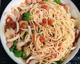 トマトソースがたっぷりの和風ナポリタン作り方5写真