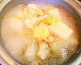 簡単絶品カリカリ鶏皮と白菜のチキンスープ作り方6写真