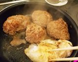 時短！業スーで柔ジューシー！ ハンバーグ作り方5写真
