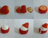 野菜とHMで☆クリスマスツリーのケーキ作り方9写真