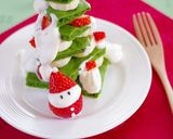 野菜とHMで☆クリスマスツリーのケーキ作り方10写真