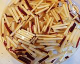 さつまいもの塩バターきんぴら作り方1写真