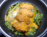 簡単！カキフライの春菊煮作り方3写真