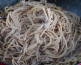 ごぼうと絹豆腐のクリーミーヘルシーパスタ作り方7写真