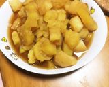 さつまいもとじゃがいもの煮物作り方8写真