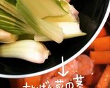 えびとちんげん菜と厚揚げの煮物作り方5写真