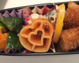 とんかつ ジャッキー海苔弁当 クリスマス作り方5写真