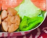 すみっコぐらし　簡単　キャラ弁　Xmas作り方2写真