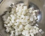 コロコロ大根 にんにく甘酢漬け作り方1写真