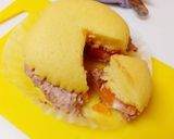 お気軽にどうぞ！贅沢蒸しパンケーキ作り方5写真