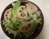 簡単ぽん酢ドレッシング＆サラダ作り方3写真