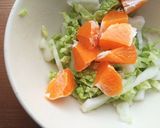 温州みかんと白菜のコールスロー♪さっぱり作り方2写真