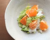 温州みかんと白菜のコールスロー♪さっぱり作り方3写真