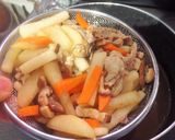 大根と豚肉のジューシー風炊き込みご飯作り方6写真